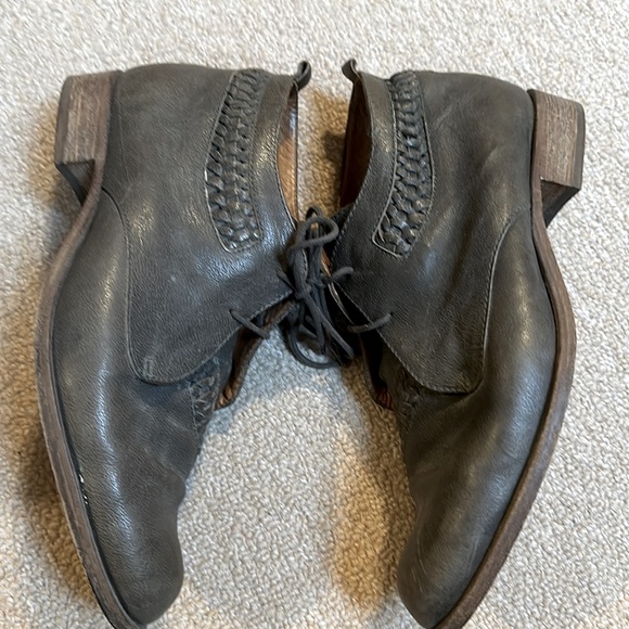 Italian leather vintage unisex Vero Cuoio dress shoes - size 38 - lace up oxford - Picture 4 of 10